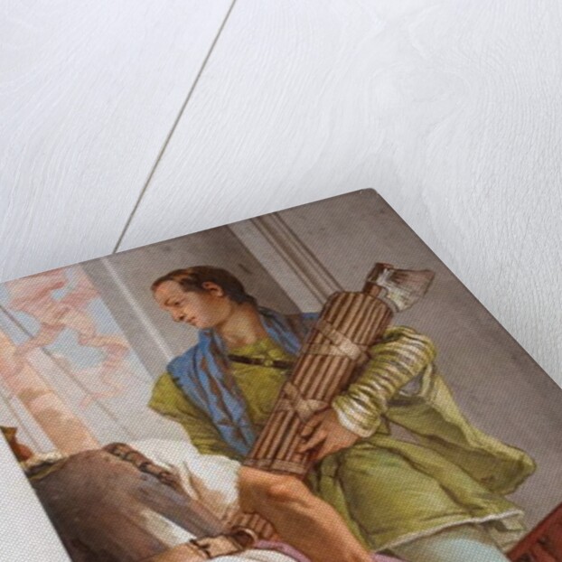 Detail of The Greek Fleet in Aulis by Giovanni Battista (1696-1770) Tiepolo