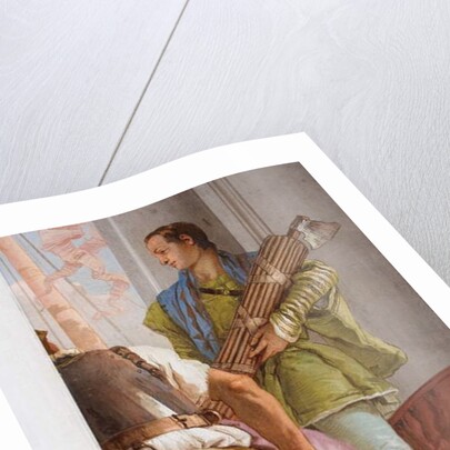 Detail of The Greek Fleet in Aulis by Giovanni Battista (1696-1770) Tiepolo