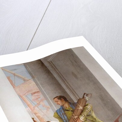 Detail of The Greek Fleet in Aulis by Giovanni Battista (1696-1770) Tiepolo