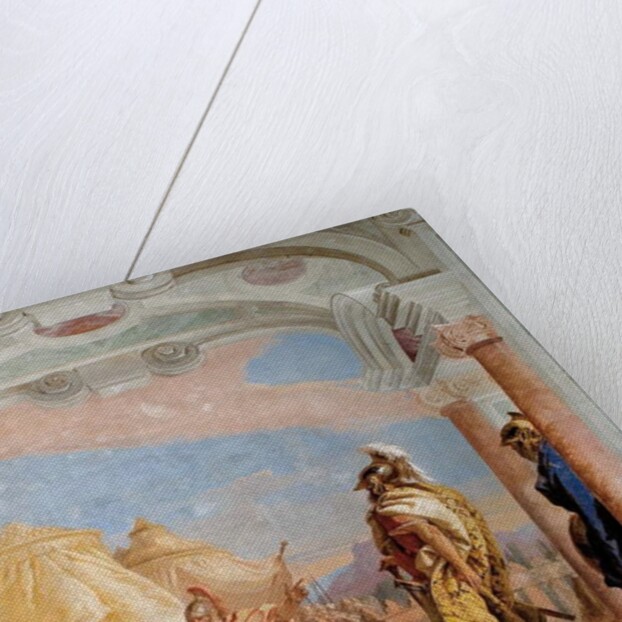 Eurybates and Talthybius leading Briseis to Agamemnon, 1757 by Giovanni Battista Tiepolo