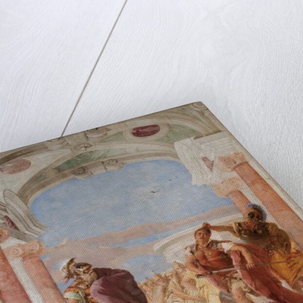 Minerva Restraining Achilles from Killing Agamemnon by Giovanni Battista (1696-1770) Tiepolo