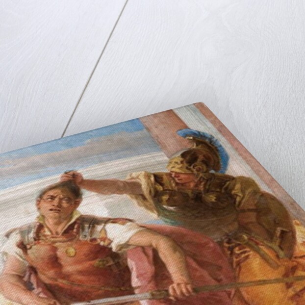 Detail of Minerva Restraining Achilles from Killing Agamemnon by Giovanni Battista (1696-1770) Tiepolo