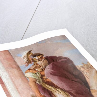 Detail of Agamemnon, from Minerva Restraining Achilles from Killing Agamemnon by Giovanni Battista (1696-1770) Tiepolo