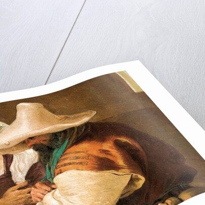 Detail from Angelica and Medoro Taking Leave of the Peasants by Giovanni Battista Tiepolo