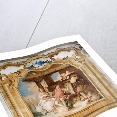 Angelica and Medoro Taking Leave of the Peasants by Giovanni Battista (1696-1770) Tiepolo