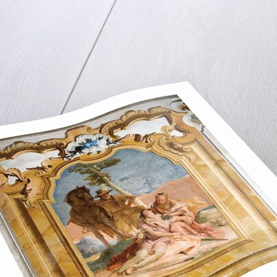 Angelica Coming to the Aid of the Wounded Medoro by Giovanni Battista (1696-1770) Tiepolo