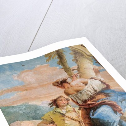 Angelica Carving Medoro's Name into a Tree by Giovanni Battista (1696-1770) Tiepolo