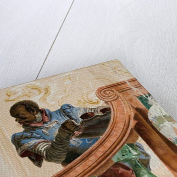 Moorish Servant Holding a Tray by Giandomenico (1727-1804) Tiepolo