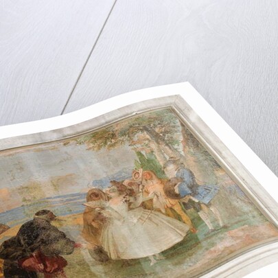 Minuet with Pantaloon and Colombine by Giandomenico (1727-1804) Tiepolo