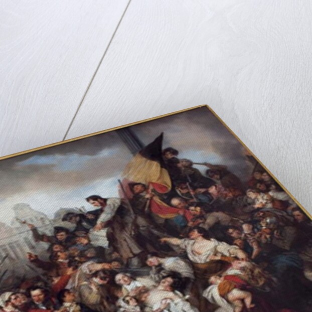 The Belgian Revolution of 1830, 1835 by Gustave or Gustaaf Wappers