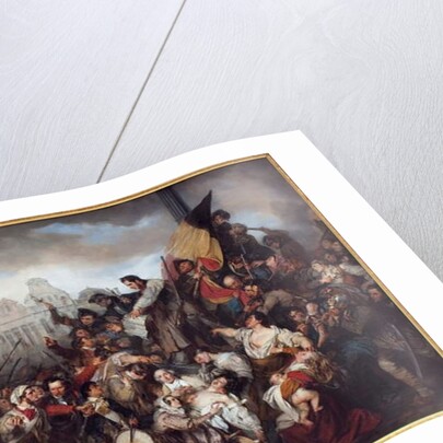 The Belgian Revolution of 1830, 1835 by Gustave or Gustaaf Wappers