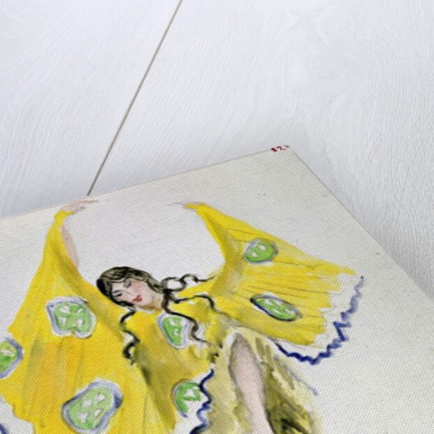 Costume design for Mikhail Fokin's ballet 'Daphnis and Chloe', 1912 by Leon Bakst