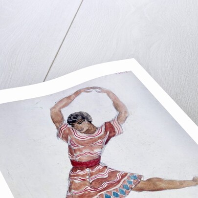 Costume design for Mikhail Fokin's ballet 'Daphnis and Chloe', 1912 by Leon Bakst