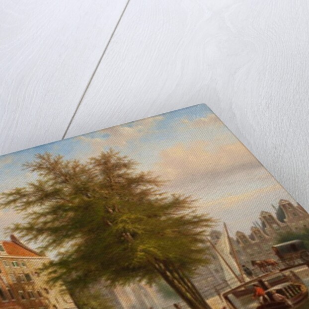 View of the Leidsegracht and Herengracht, Amsterdam by Johannes Franciscus Spohler