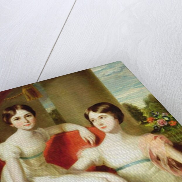 Portrait of Lady Caroline Augusta and Lady Henrietta Pelham-Clinton by Thomas Barber