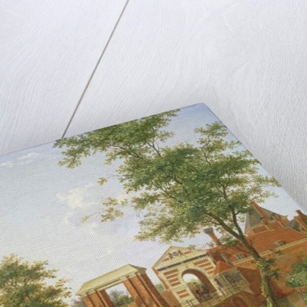 View of the Zylpoort, Harlem, 1780 by Isaak Ouwater