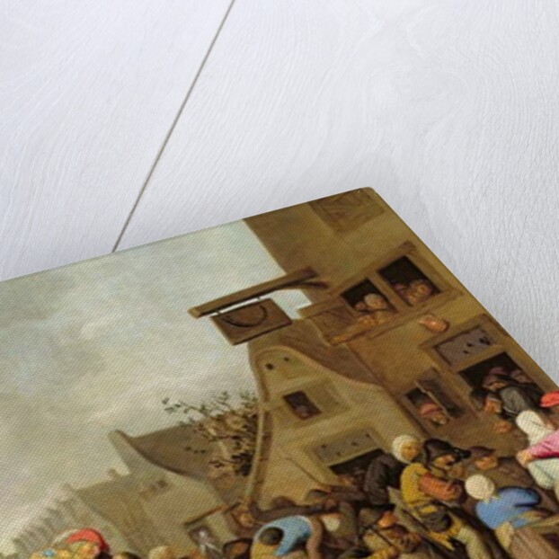 A Village Scene with a Dentist Pulling Teeth and Peasants Fighting Outside a Tavern, c.1630-40 by Peter de Bloot