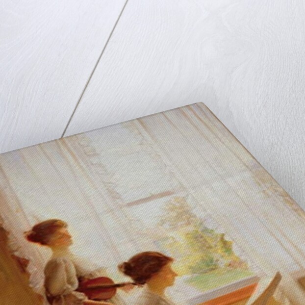 The Music Lesson, c.1890 by American School