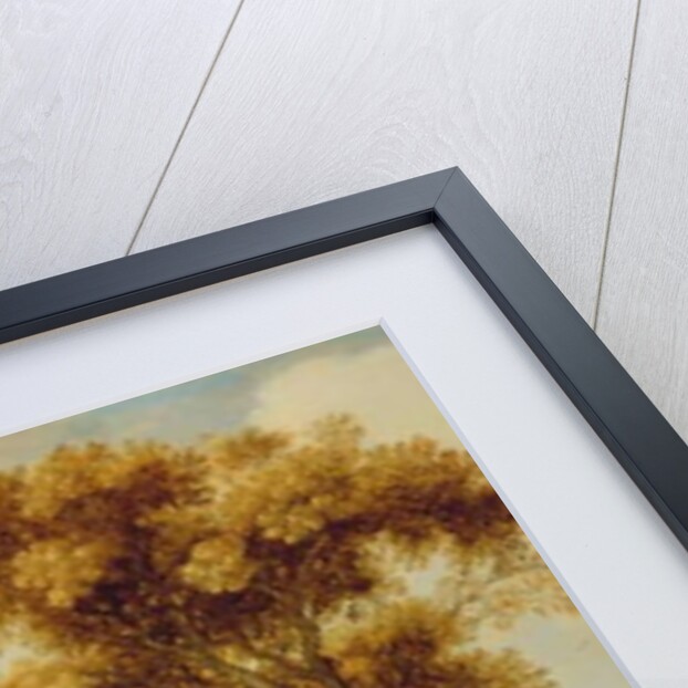 An Extensive Wooded Landscape with Christ on the Road to Emmaus, c.1609-29 by Gillis Claesz d' Hondecoeter