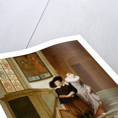 Frans Hals and His Wife Lysbeth Reyniersdr by Gerrit Postma