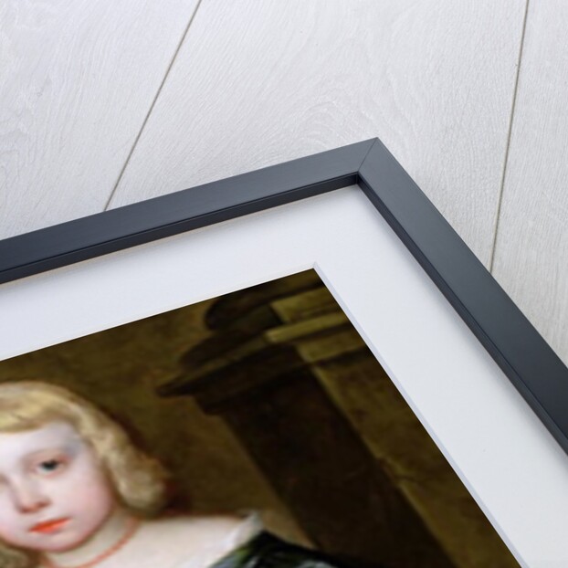 A Young Girl Being Offered a Basket of Fruit by a Servant, c.1650 by English School