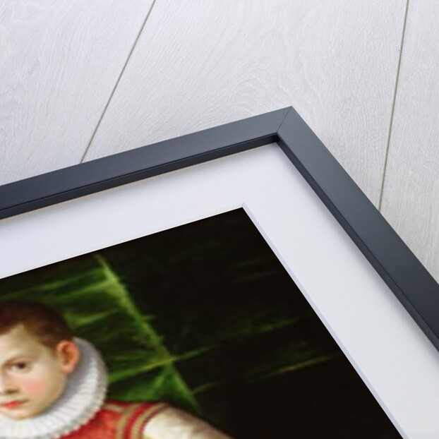 Portrait of a Young Nobleman with a Monkey and a Dog, c.1615 by Flemish School