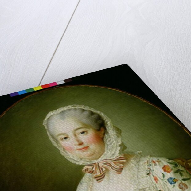 Portrait of Madame de Pompadour with a Fur Muff 1763-64 by Francois-Hubert Drouais