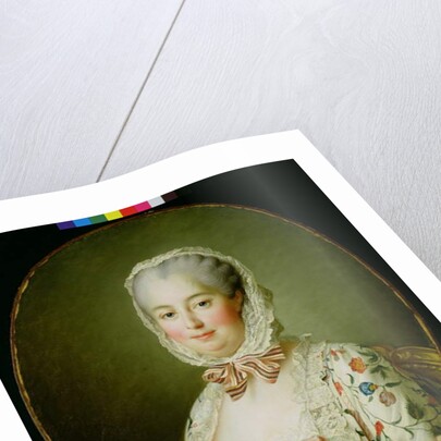 Portrait of Madame de Pompadour with a Fur Muff 1763-64 by Francois-Hubert Drouais