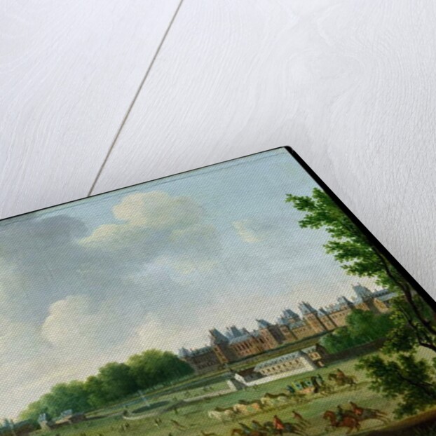 A View of the Royal Palace of Fontainebleau by Hendrik Frans de (attr. to) Cort