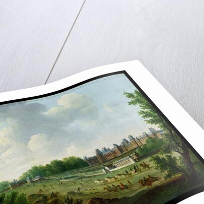 A View of the Royal Palace of Fontainebleau by Hendrik Frans de (attr. to) Cort