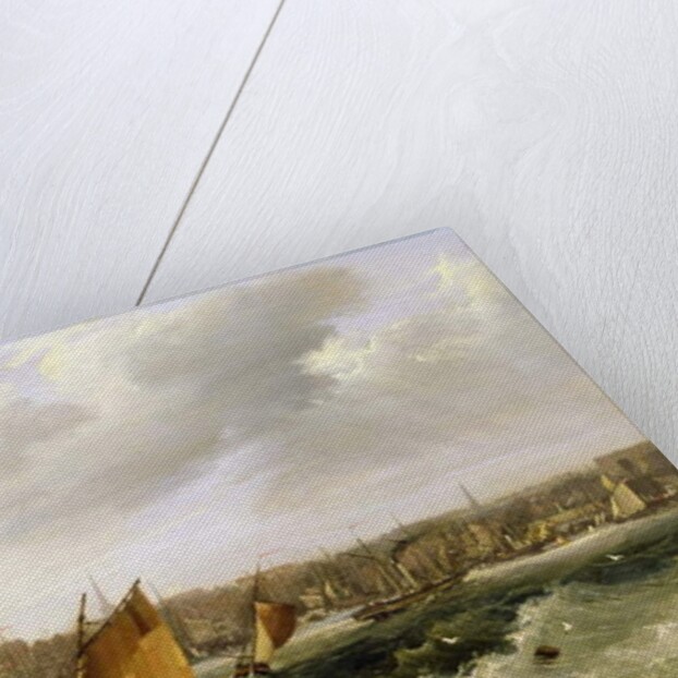 Liverpool, Lancashire from the River Mersey and New Brighton, 1838 by Frederick Calvert