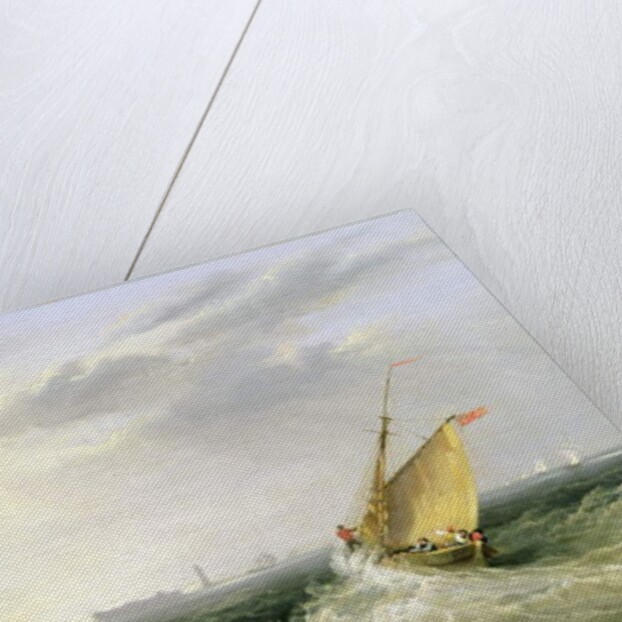 Cheshire at the Mouth of the River Mersey, 1838 by Frederick Calvert