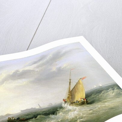 Cheshire at the Mouth of the River Mersey, 1838 by Frederick Calvert