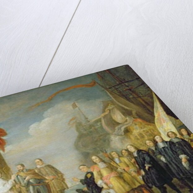 Charles V leaving the town of Dort by David the Elder Teniers