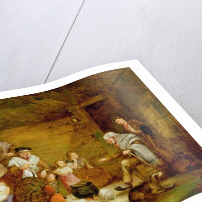 In the Crofter's Home, 1868 by Alexander Leggett