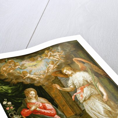 The Annunciation by Hendrik de Clerck