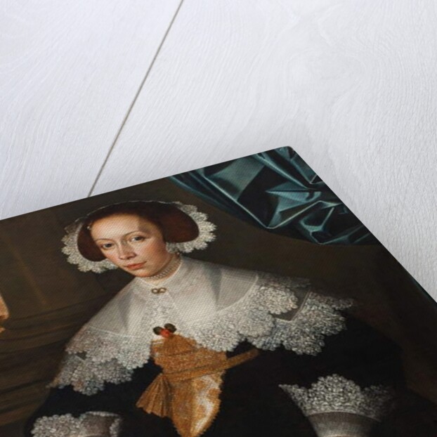 Portrait of Florence-Marguerite de Renesse-Warfusée, Countess of Grimbergen, 1641 by Frans Denys