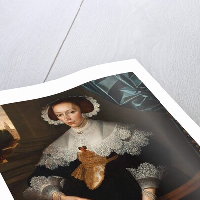 Portrait of Florence-Marguerite de Renesse-Warfusée, Countess of Grimbergen, 1641 by Frans Denys