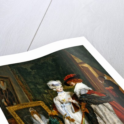 Critics on Costume, Fashions Change, 19th century by John Callcott Horsley