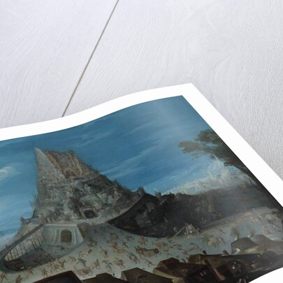 The Tower of Babel by Hendrick van (follower of) Cleve