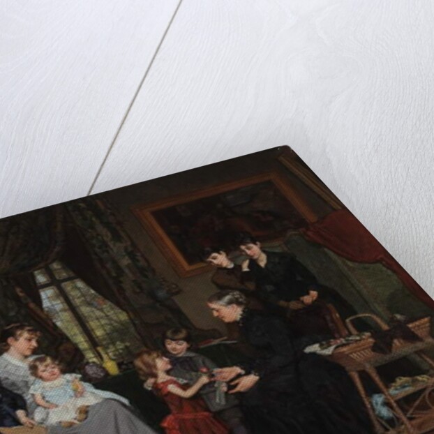 Grandma's Birthday by Louis Edmond Pomey