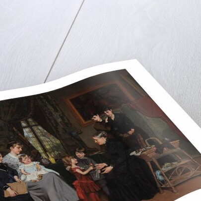 Grandma's Birthday by Louis Edmond Pomey