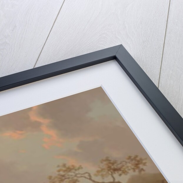 Cattle in an Italianate landscape by Jacob van Strij