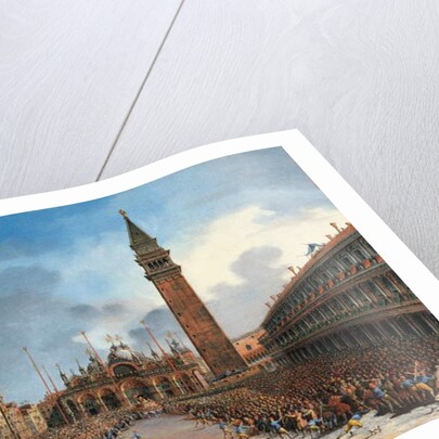 The Doge in the Pozzetto in Piazza San Marco by Giovanni Grubacs