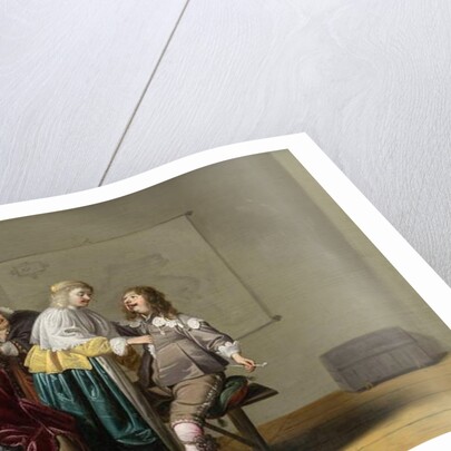 Indulgence in Worldly Pleasures, 17th century by Jacob Fransz van der Merck