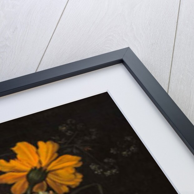 Roses with a Butterfly, Bluebottle and a Snail on a Stone Ledge by Ernst Stuven