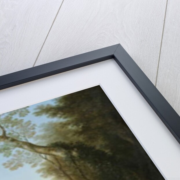 Nymphs Dancing and Making Music by a Pool on a Wooded Hilltop with the Apulian Shepherd by Daniel Vertangen