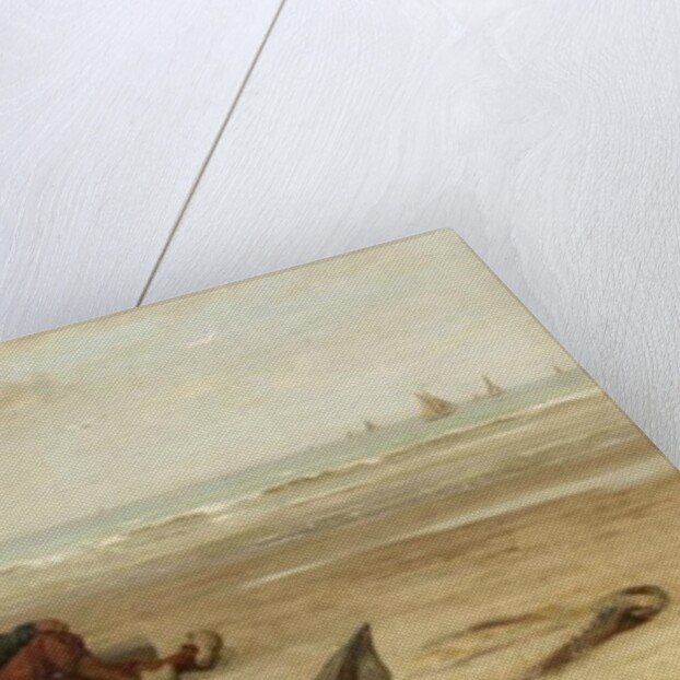 Watching for the Return of the Ships on the Beach at Katwijk by Edith Hume