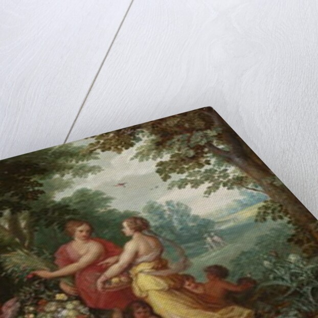 Allegory of Abundance by Jan the Younger & Francken or Franck Ambrosius II Brueghel