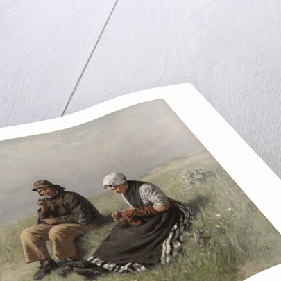 On the Sand in Scheveningen by David Adolph Constant Artz